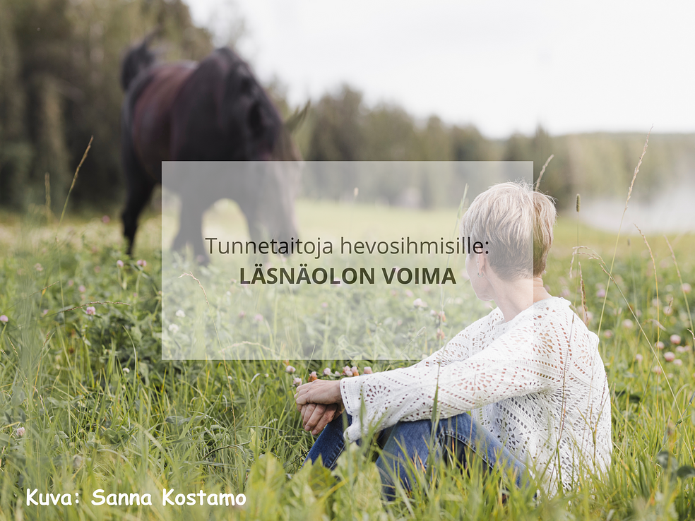 Tunnetaitoja hevosihmisille: LÄSNÄOLON VOIMA by Katariina Alongi